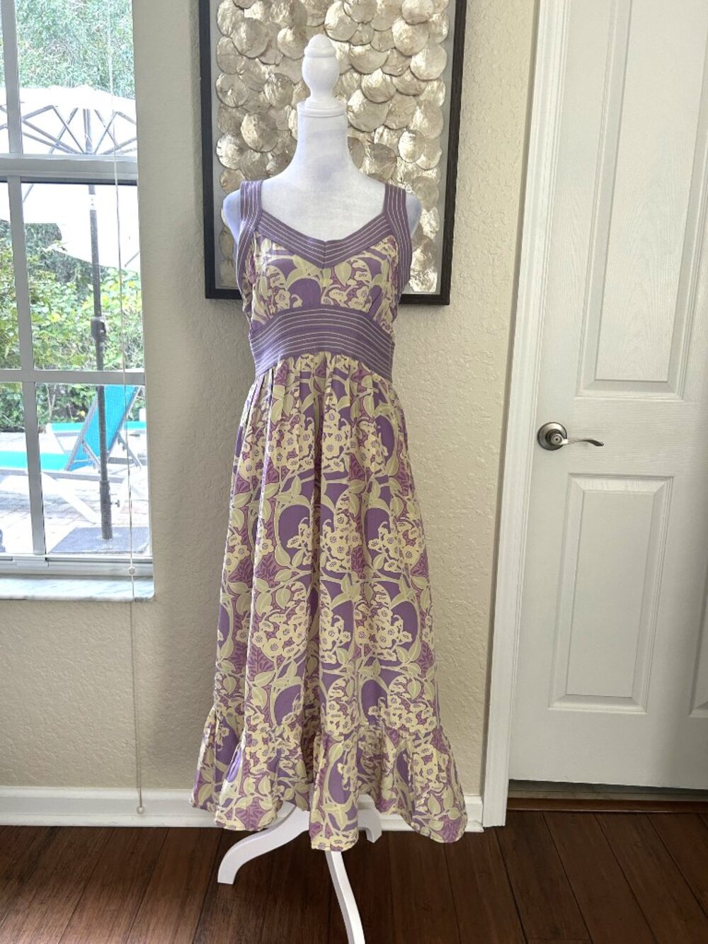 Plenty Tracy Reese Botanical Silk Midi Dress